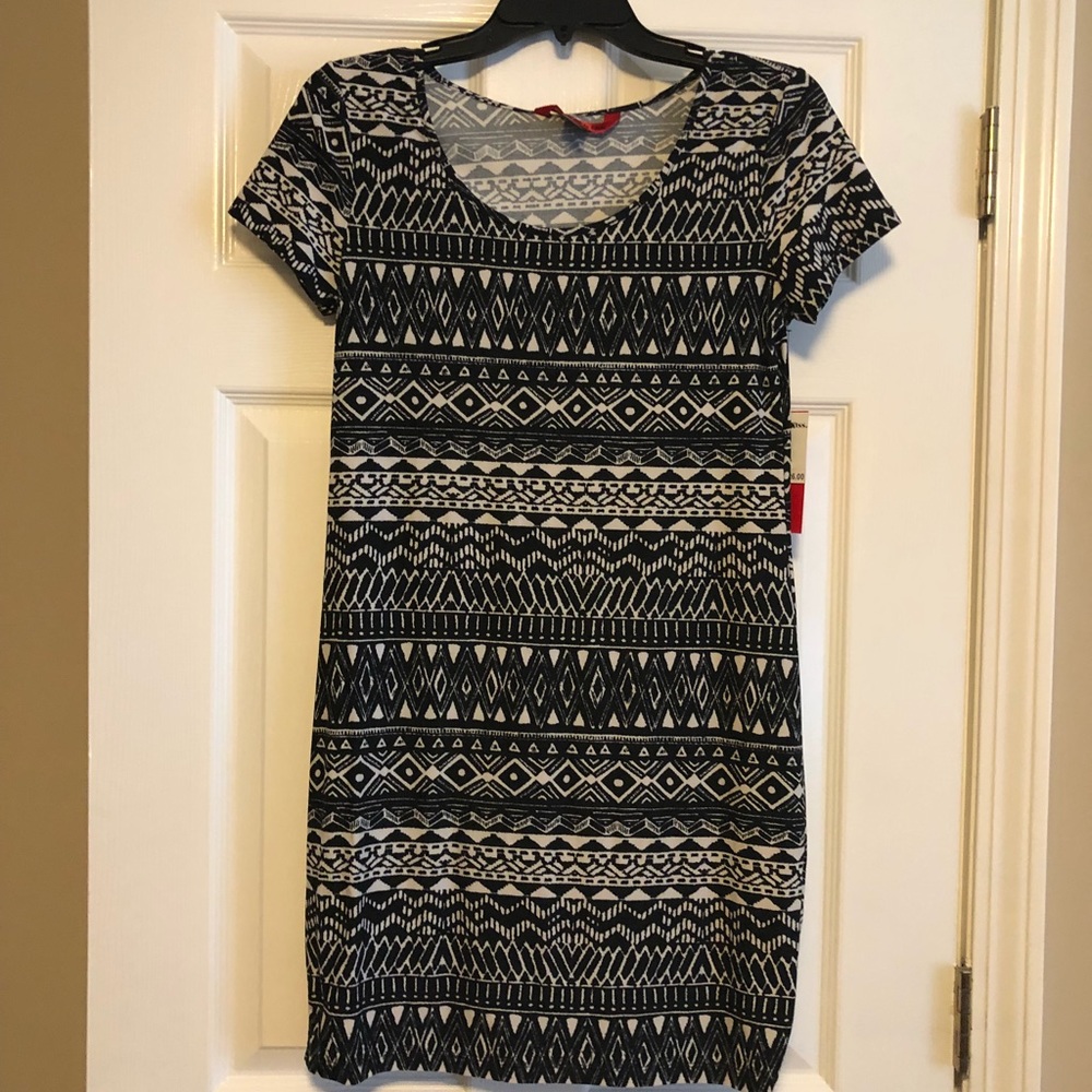 Hot Kiss Tribal Pattern Juniors Dress